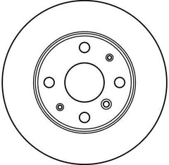 2x Bremsscheibe Vorderachse für DAIHATSU GEELY CHARADE II III IV CK MR