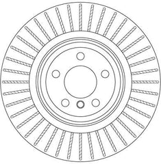 2x Bremsscheibe Hinterachse für BMW 5 Gran Turismo 7
