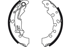 Bremsbackensatz Hinterachse für CITROËN FIAT LANCIA OPEL PEUGEOT NEMO