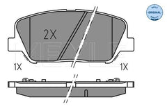 Bremsbelagsatz Scheibenbremse Vorderachse für HYUNDAI KIA GENESIS Coupe i30