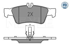 Bremsbelagsatz Scheibenbremse Hinterachse für MERCEDES-BENZ CLS Shooting Brake