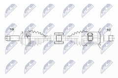 Antriebswelle Hinterachse rechts für MINI COUNTRYMAN PACEMAN