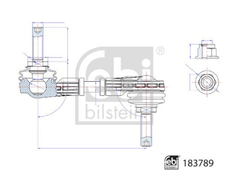 Koppelstange Stabilisator Hinterachse für FORD FOCUS IV