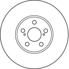 2x Bremsscheibe Vorderachse Hinterachse für TOYOTA AVENSIS Kombi Liftback