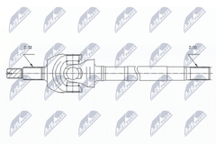Antriebswelle Vorderachse rechts für JEEP WRANGLER III