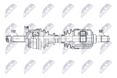 Antriebswelle Vorderachse links für HYUNDAI i30 Kombi