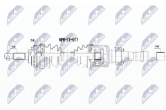Antriebswelle Hinterachse rechts für TOYOTA CELICA Coupe