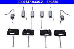 Zubehörsatz Feststellbremsbacken Hinterachse für NISSAN RENAULT TOYOTA BLUEBIRD