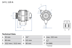 Lichtmaschine Generator für OPEL ASTRA H Caravan GTC Stufenheck COMBO Tour