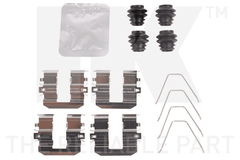 Zubehörsatz Scheibenbremsbelag Hinterachse für VOLVO HYUNDAI KIA XC70 II TUCSON