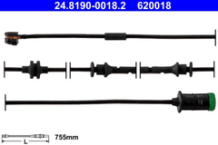 2x Warnkontakt Bremsbelagverschleiß Vorderachse für OPEL ASTRA G Stufenheck