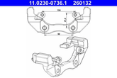 Halter Bremssattel Vorderachse für FORD C-MAX FOCUS II Turnier Stufenheck