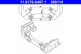 Halter Bremssattel Hinterachse für MERCEDES-BENZ SPRINTER 2-t Kasten