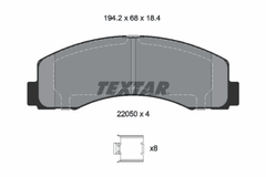Bremsbelagsatz Scheibenbremse Vorderachse für FORD USA F-150 Standard Cab