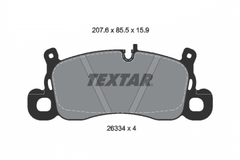 Bremsbelagsatz Scheibenbremse Vorderachse für AUDI PORSCHE Q6 MACAN