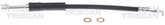 Bremsschlauch Hinterachse für MAZDA 3 Stufenheck 6 Kombi