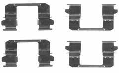 Zubehörsatz Scheibenbremsbelag Vorderachse für ISUZU D-MAX I II
