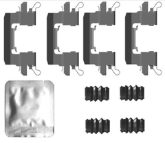 Zubehörsatz Scheibenbremsbelag Vorderachse für NISSAN LEAF