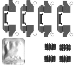 Zubehörsatz Scheibenbremsbelag Vorderachse für NISSAN RENAULT LEAF NAVARA