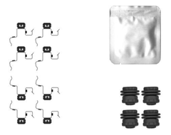 Zubehörsatz Scheibenbremsbelag Hinterachse für CITROËN FIAT MAZDA MERCEDES-BENZ