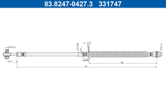 Bremsschlauch Vorderachse für FORD FOCUS IV Stufenheck Turnier