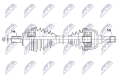 Antriebswelle Vorderachse links für FORD VOLVO MONDEO IV Stufenheck Turnier