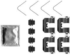 Zubehörsatz Scheibenbremsbelag Hinterachse für HYUNDAI IONIQ