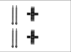 Zubehörsatz Scheibenbremsbelag Hinterachse für MERCEDES-BENZ C-KLASSE CLK