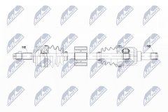 Antriebswelle Vorderachse rechts für FIAT FORD LANCIA 500 C PANDA VAN KA