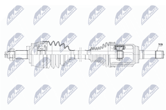 Antriebswelle Vorderachse links für FIAT OPEL DOBLO Pritsche/Fahrgestell Kombi