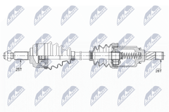 Antriebswelle Vorderachse links für RENAULT GRAND SCÉNIC III MEGANE Schrägheck