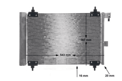 Kondensator Klimaanlage für CITROËN PEUGEOT XSARA Break Coupe 406 607