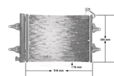 Kondensator Klimaanlage für SEAT SKODA VW CORDOBA IBIZA II III IV SC TOLEDO