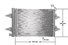 Kondensator Klimaanlage für SEAT SKODA VW CORDOBA IBIZA II III IV SC TOLEDO