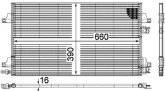 Kondensator Klimaanlage für RENAULT LAGUNA II Grandtour VEL SATIS