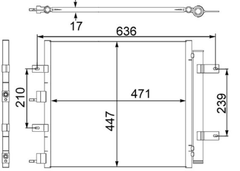 Kondensator Klimaanlage für JAGUAR S-TYPE II XF I SPORTBRAKE XK Coupe Cabriolet