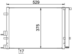 Kondensator Klimaanlage für HYUNDAI i20 I