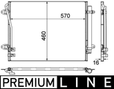 Kondensator Klimaanlage für VW CC B7 PASSAT B6 Variant ALLTRACK Kasten/Kombi