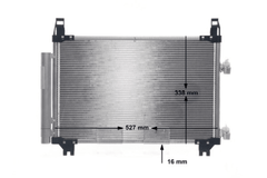 Kondensator Klimaanlage für DAIHATSU TOYOTA CHARADE VIII YARIS / VIOS Stufenheck