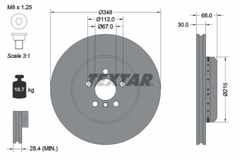 2x Bremsscheibe Vorderachse für BMW 2 Coupe 3 Touring 4 Cabriolet 5 6 Gran