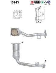 Katalysator für CITROËN PEUGEOT C2 C3 I Pluriel 1007