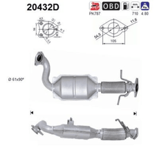Katalysator für FORD C-MAX FOCUS II Turnier Stufenheck