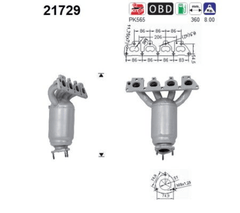 Katalysator für OPEL ASTRA G Stufenheck Caravan CC Coupe Cabriolet COMBO Tour
