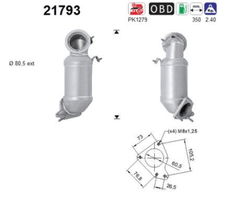 Katalysator vorne für OPEL SAAB ASTRA J Caravan GTC Stufenheck CORSA D E