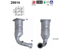 Katalysator für CITROËN PEUGEOT C4 I Coupe 206 Schrägheck SW 307 Break