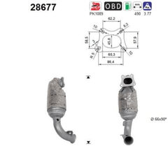 Katalysator für CITROËN OPEL PEUGEOT DS C1 II C3 AIRCROSS / ORIGIN III C4