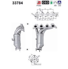 Katalysator vorne für SEAT SKODA VW ALTEA XL CORDOBA IBIZA III IV SC ST LEON