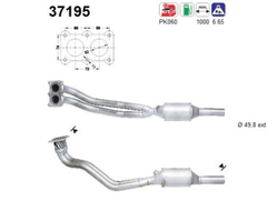 Katalysator für AUDI SEAT SKODA VW A3 LEON TOLEDO II OCTAVIA I Combi BORA