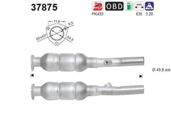 Katalysator hinten für SEAT SKODA VW LEON TOLEDO II OCTAVIA I Combi