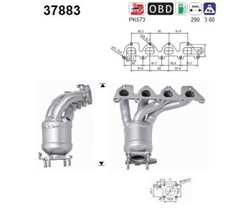 Katalysator vorne für AUDI SEAT SKODA VW A2 AROSA CORDOBA Vario IBIZA II III